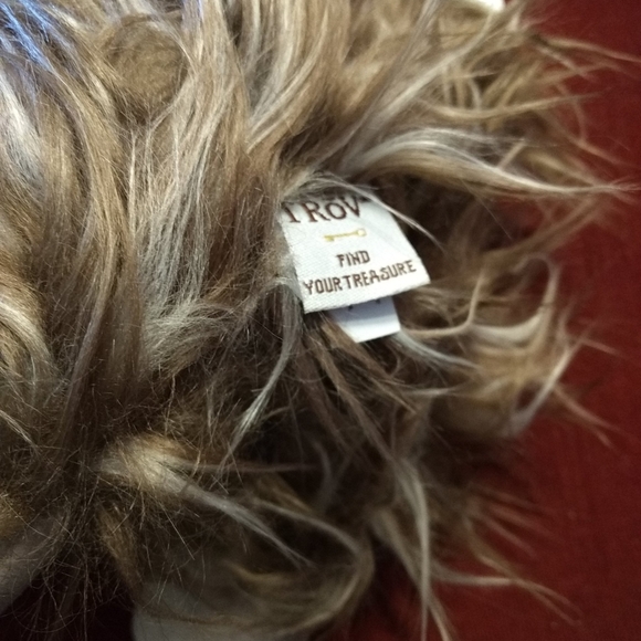 The Petting Zoo Holiday Yorkie "Chestnut" Dog Plush 12" Brown - Picture 9 of 10